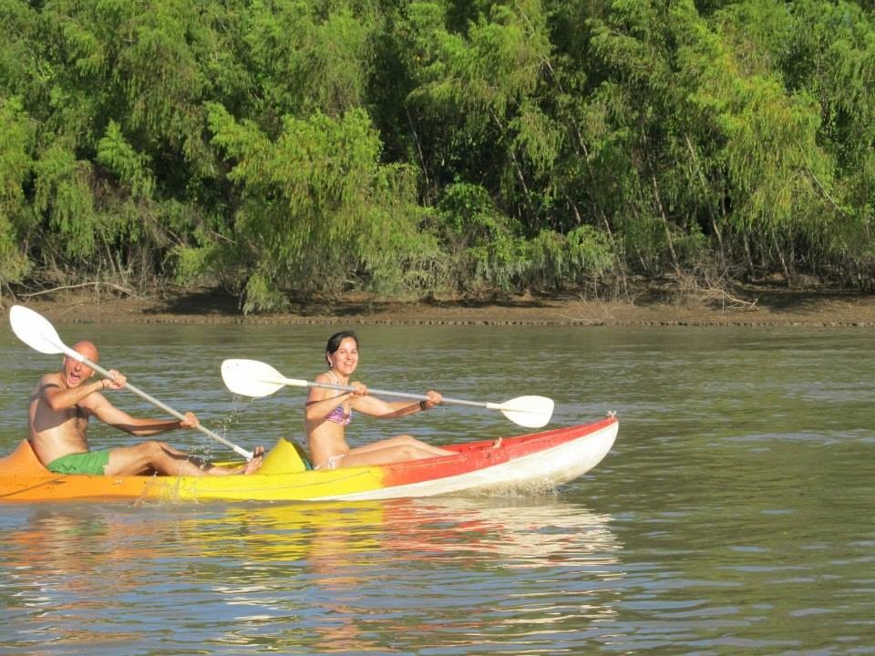Kayak en el río Madre de Dios